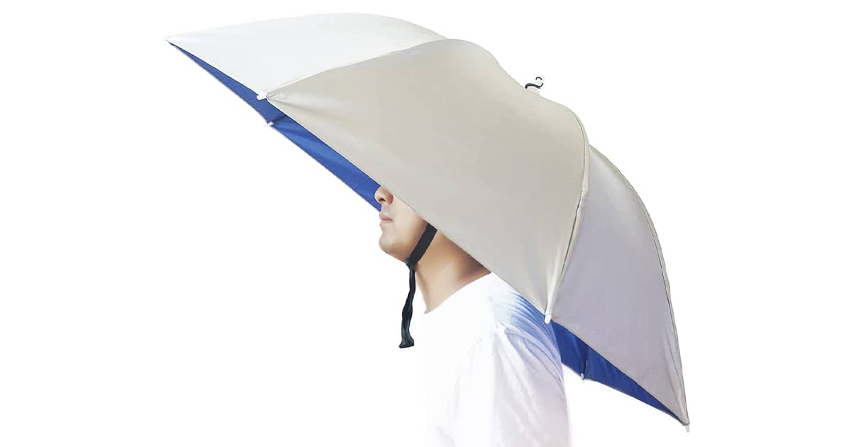 HandsFree Umbrella Hat The Green Head