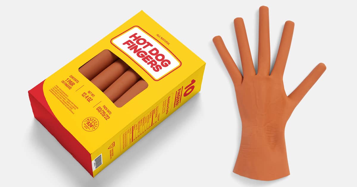 Hot Dog Finger Gloves from Everything Everywhere All at Once The Green Head