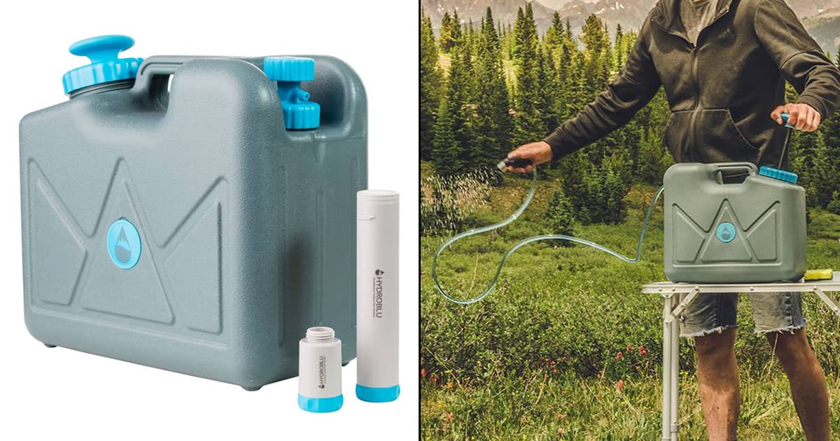 HydroBlu Pressurized Jerry Can Water Filter The Green Head