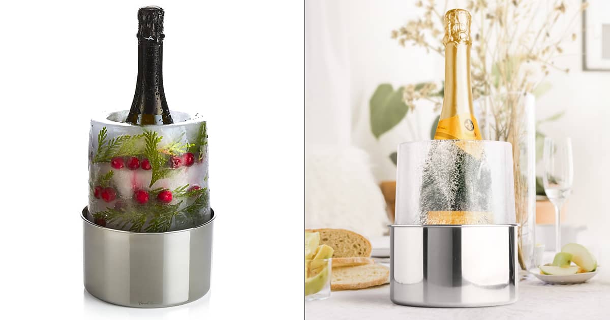 Ice Mold Bottle Chiller The Green Head