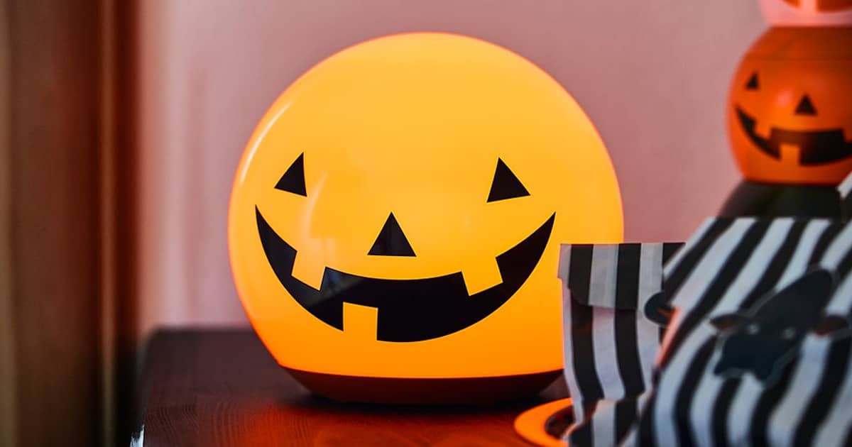 IKEA Halloween Jack-O'-Lantern and Pumpkin Ghost Table Lamps | The