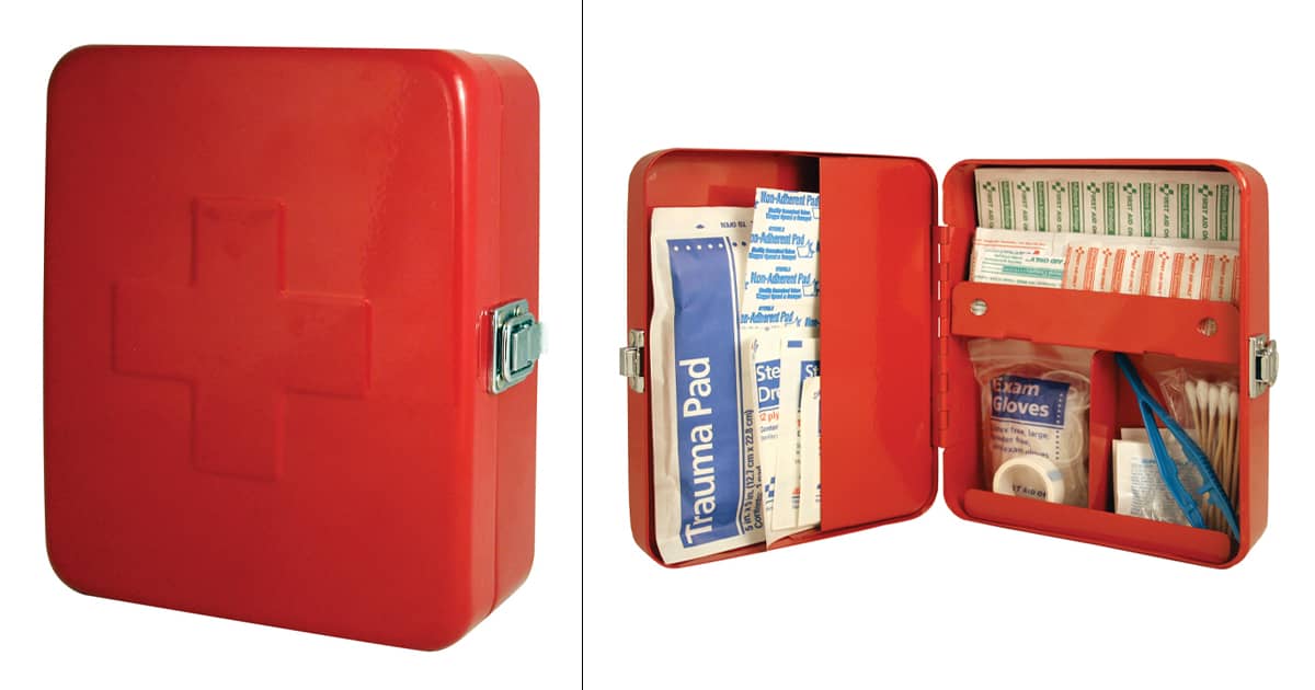 Kikkerland Steel First Aid Box The Green Head