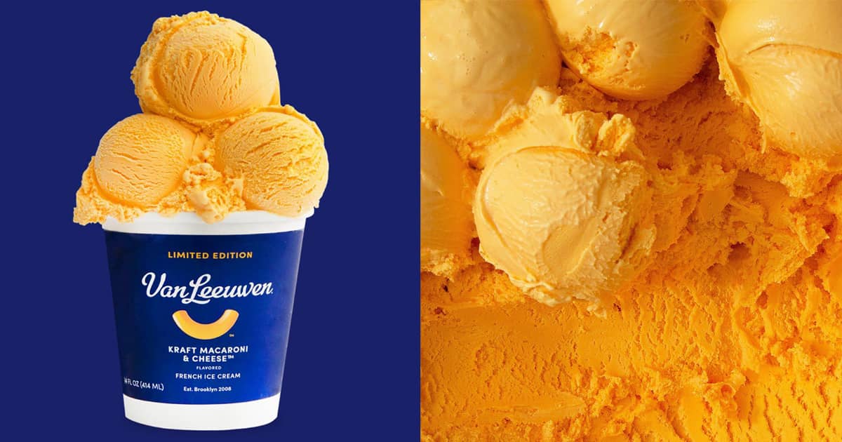 Van Leeuwen Kraft Macaroni and Cheese Ice Cream The Green Head