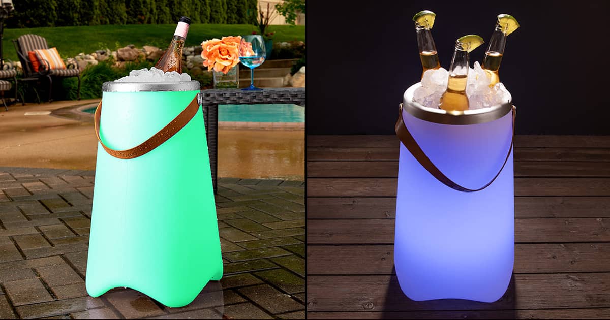 LED Illuminated Ice Bucket / Bluetooth Speaker The Green Head