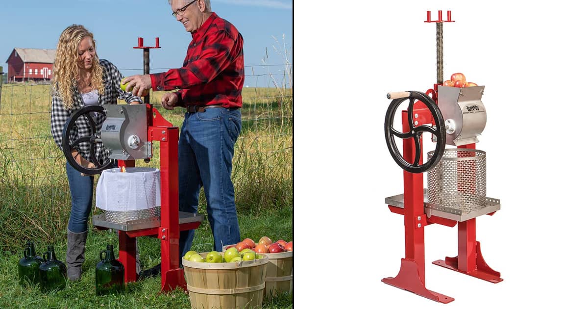 Lehman's Stainless Steel Apple Cider Press The Green Head