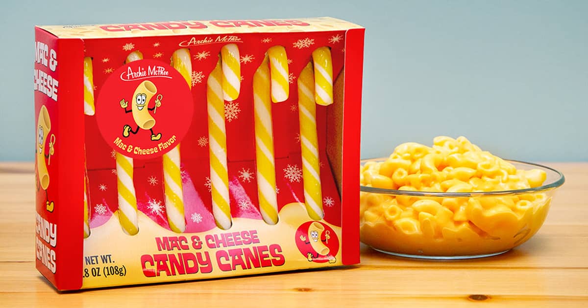 Mac and Cheese Candy Canes The Green Head