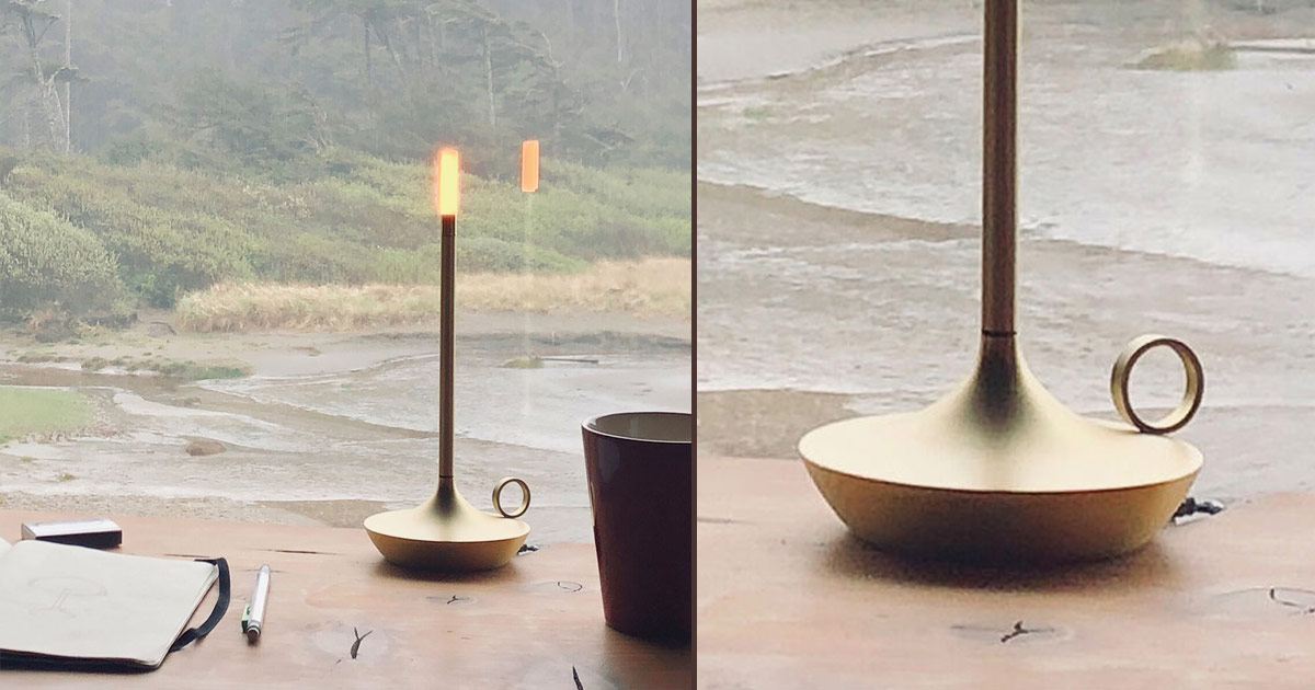 Modern LED Oil Lamp The Green Head