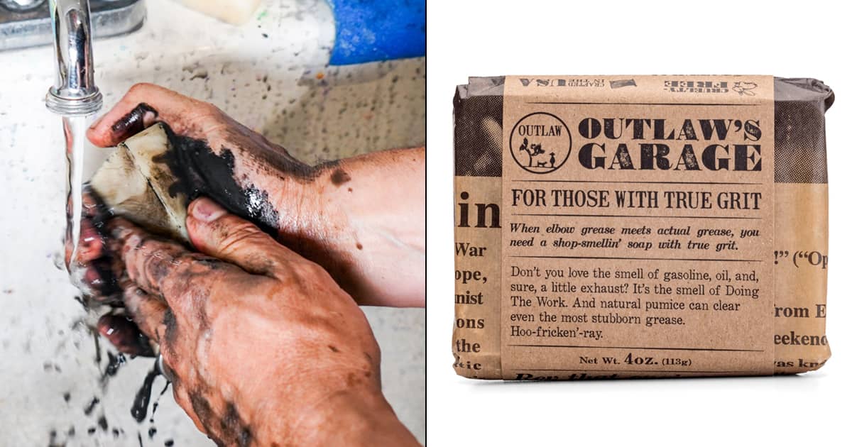 Outlaw's Garage Soap Smells Like Gasoline, Motor Oil, and Exhaust