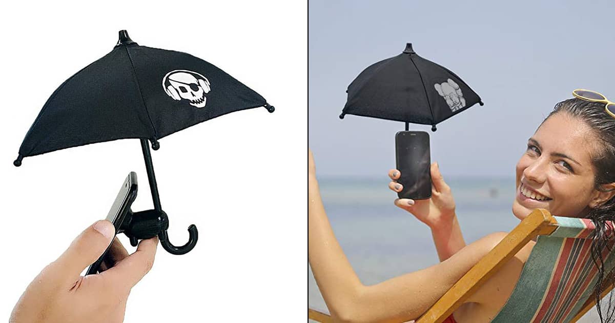 Phone Umbrella Sun Shade The Green Head