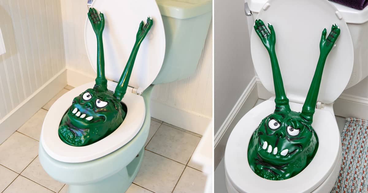 Pop-Up Toilet Monster | The Green Head