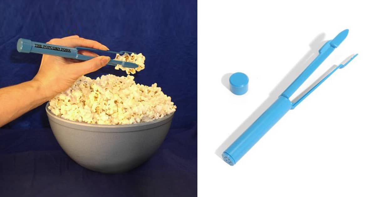 Popcorn Fork With a BuiltIn Salt Shaker The Green Head
