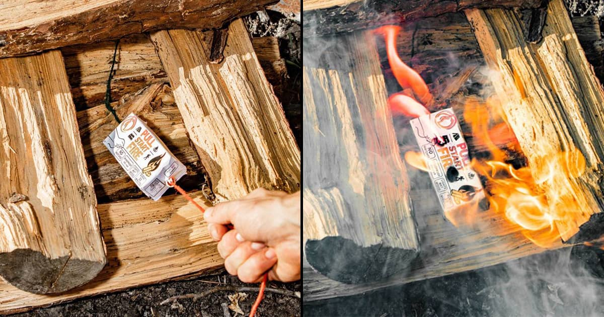 Pull String Fire Starters The Green Head