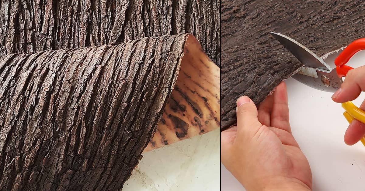 Realistic Silicone Tree Bark Sheets The Green Head