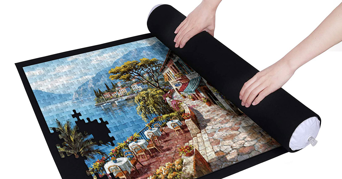 Roll Up Jigsaw Puzzle Storage Mat The Green Head