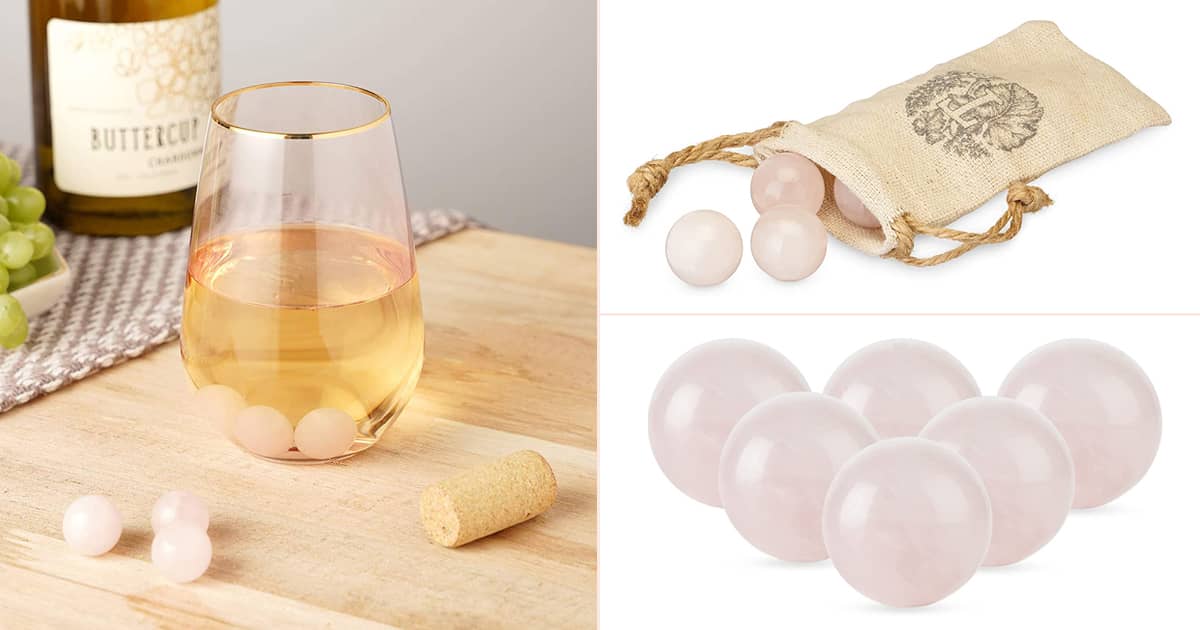 Rose Quartz Wine Chilling Gems The Green Head