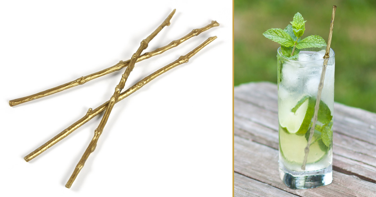 Rustic Twig Swizzle Sticks The Green Head