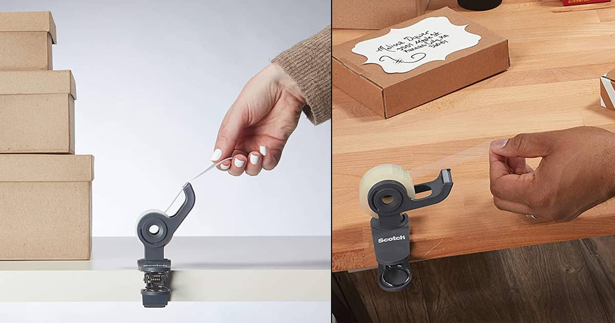 Scotch Clip and Twist OneHanded, ClipOn Tape Dispenser The Green Head