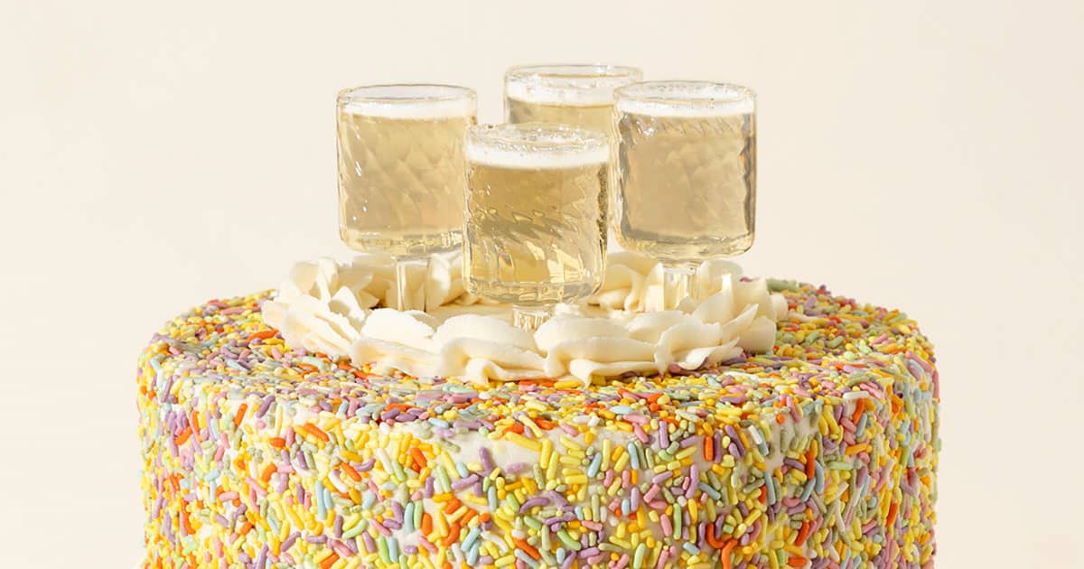 Shot Glass Cake Toppers The Green Head