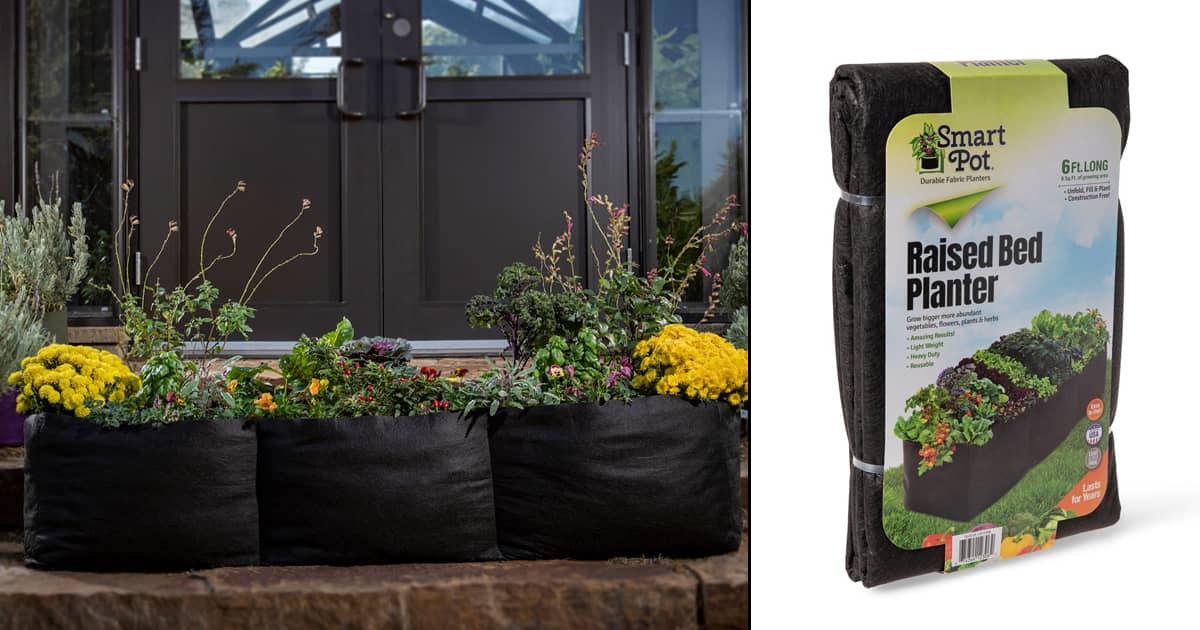 Smart Pot Raised Bed Fabric Planter Unfold, Fill, and Plant! The