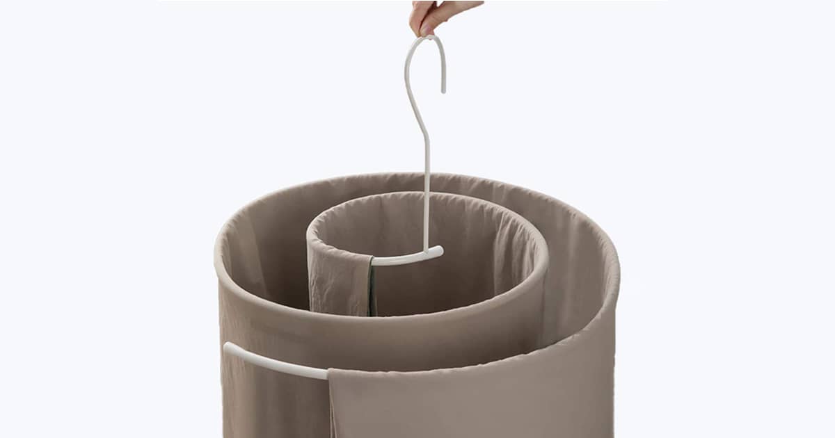 Spiral Hanger SpaceSaving Drying Rack For Sheets, Blankets, and More
