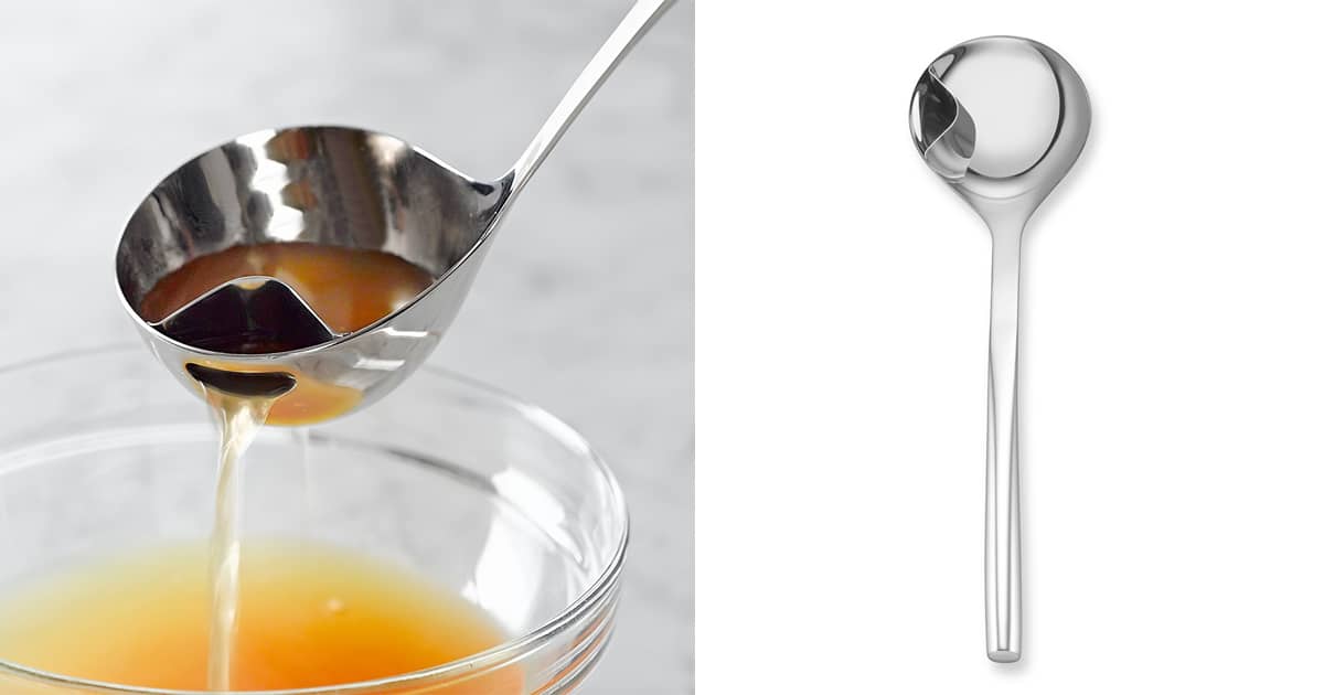 Stainless Steel Fat Skimming Ladle The Green Head