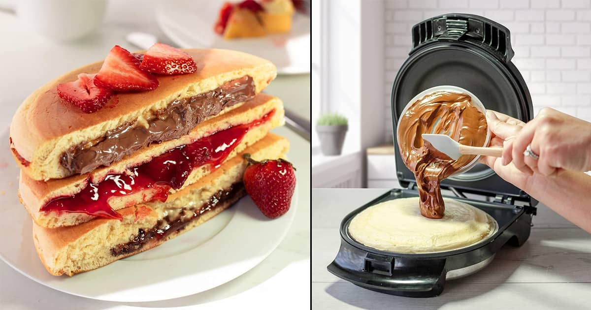 Stuffed Pancake Maker The Green Head