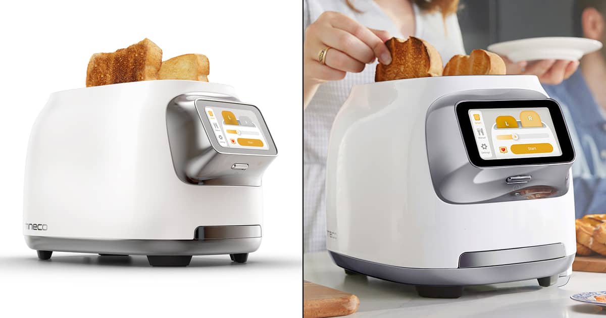 Smart Toaster Touchscreen, KETIAN Automatic Electric high Tech