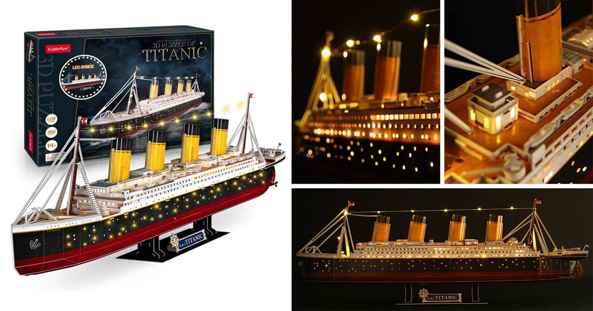 Cubic Fun 3D Puzzle Titanic mit LED Beleuchtung 