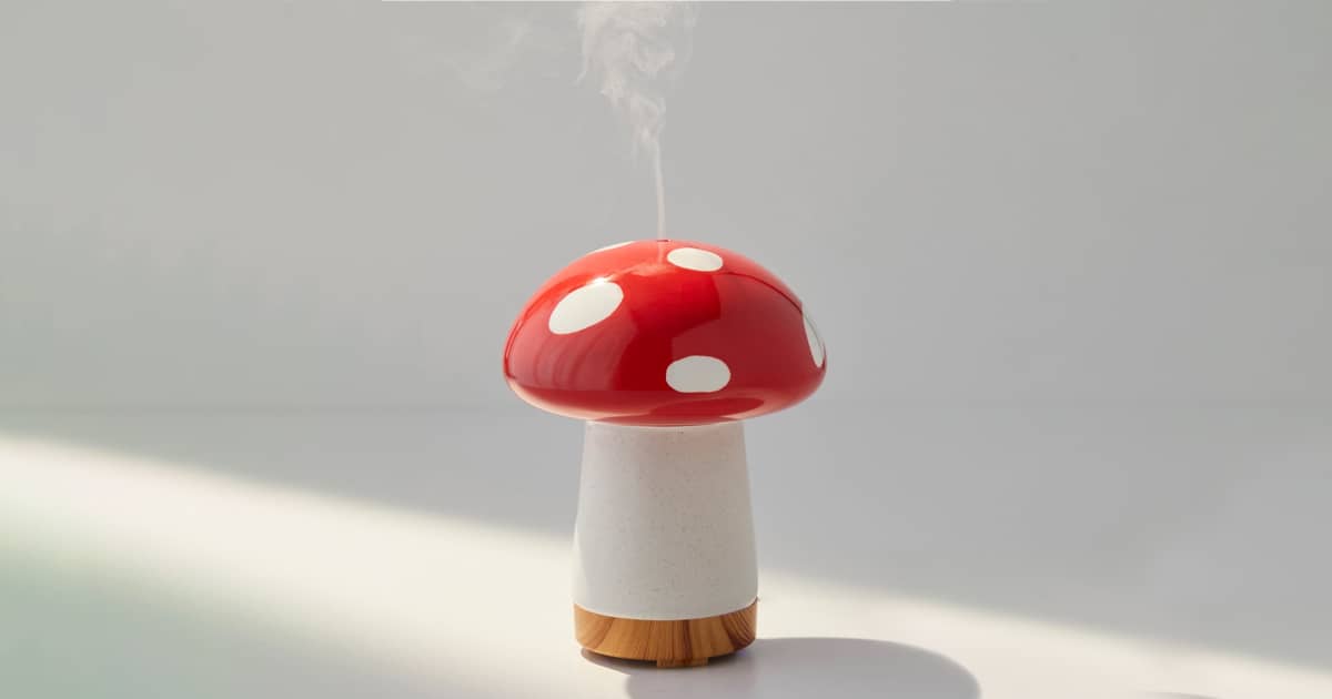 Toadstool Mushroom Essential Oil Diffuser The Green Head