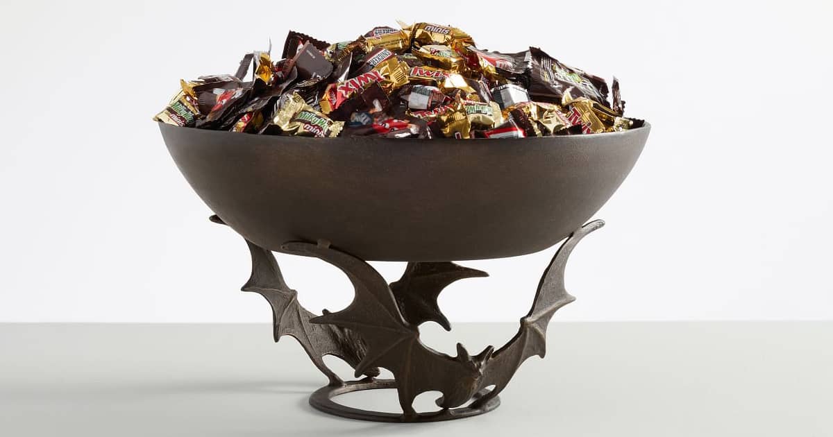 Trick or Treat Bat Candy Bowl The Green Head