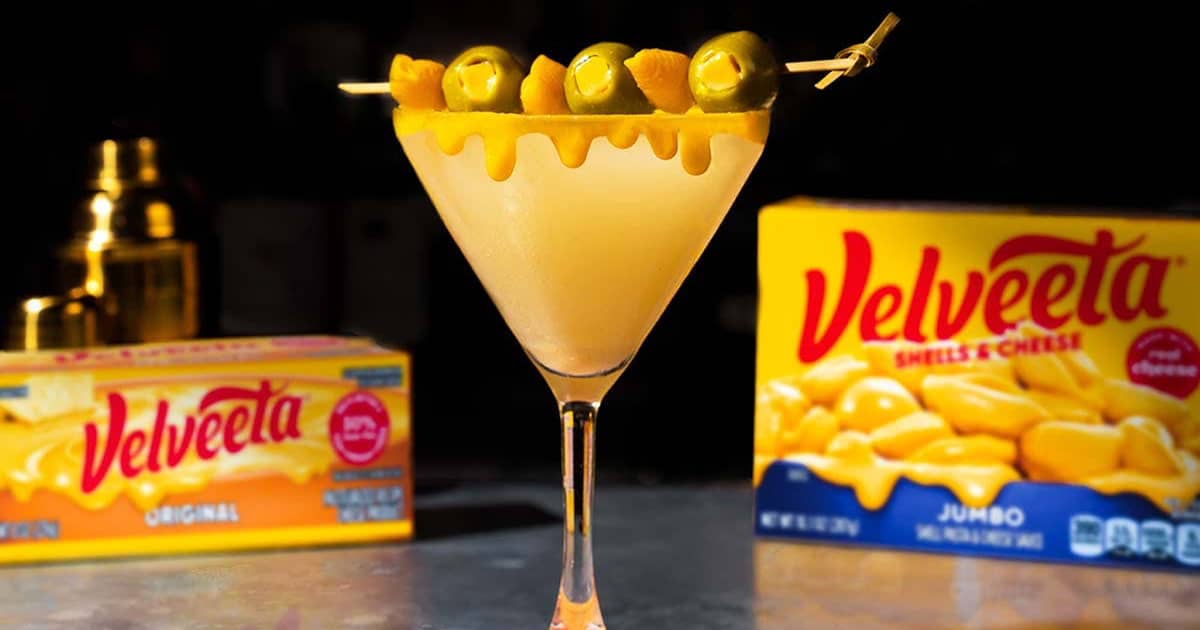 VELVEETA Veltini Cheesy Martini Kit The Green Head