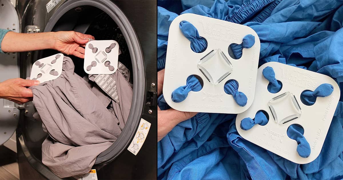 WadFree for Bed Sheets Prevents Tangles and Wads in the Washer and