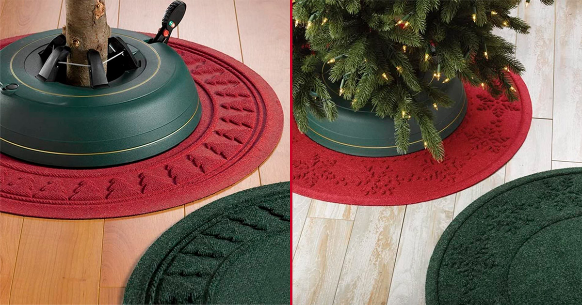 Water Trapper Christmas Tree Mat The Green Head