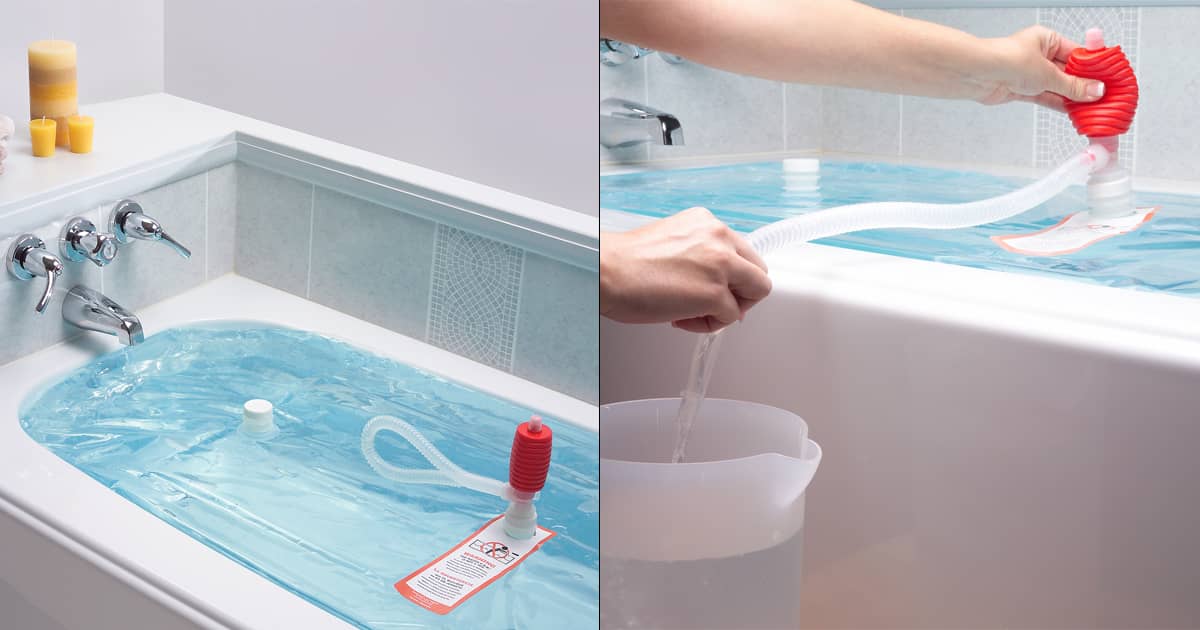 WaterBOB - Bathtub Emergency Drinking Water Storage Bag - 100 Gallons ...