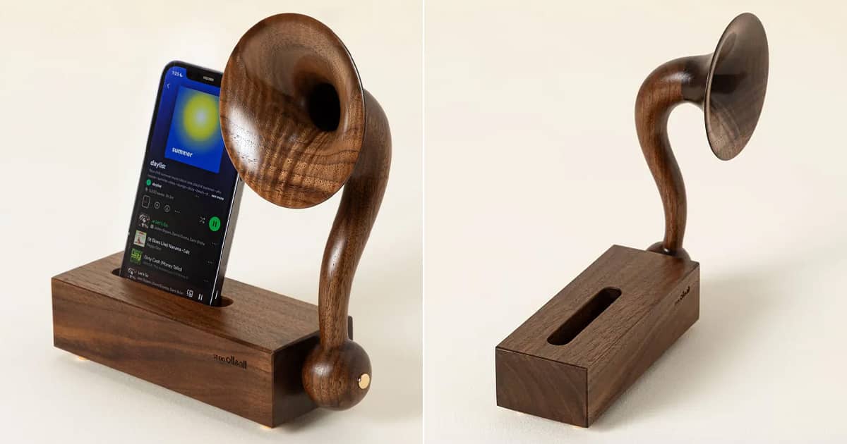 Un amplificateur de son pour smartphone | Travailler le bois