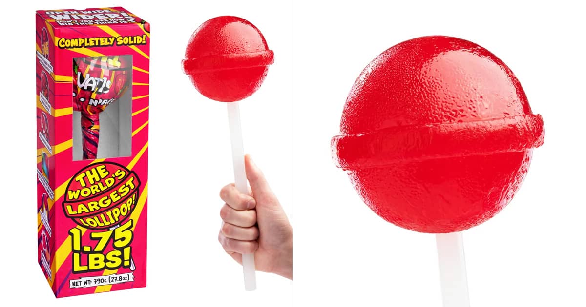 World's Largest Lollipop 65 Times Larger! The Green Head
