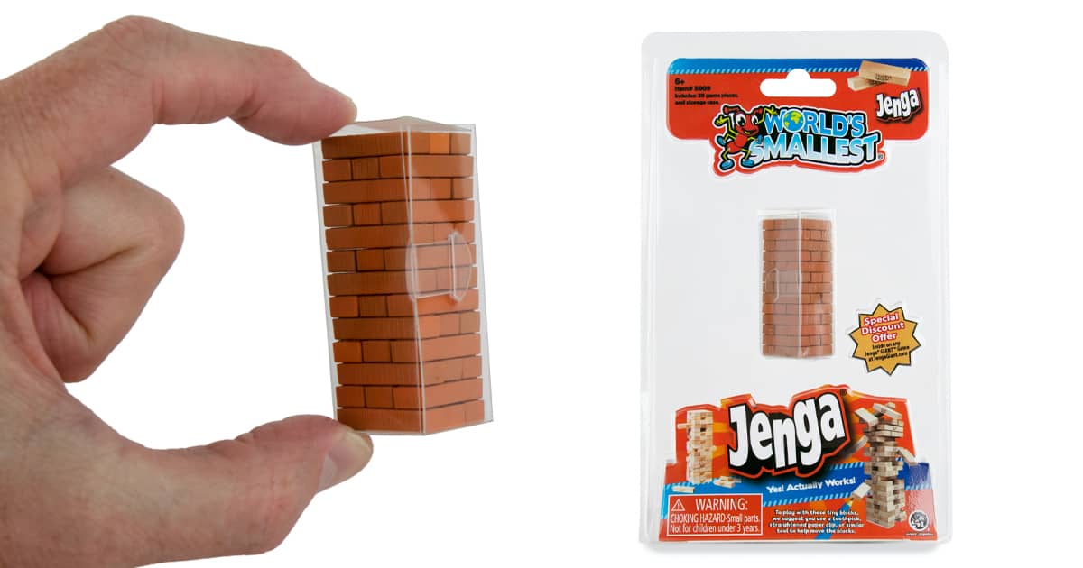 World's Smallest Jenga Game The Green Head
