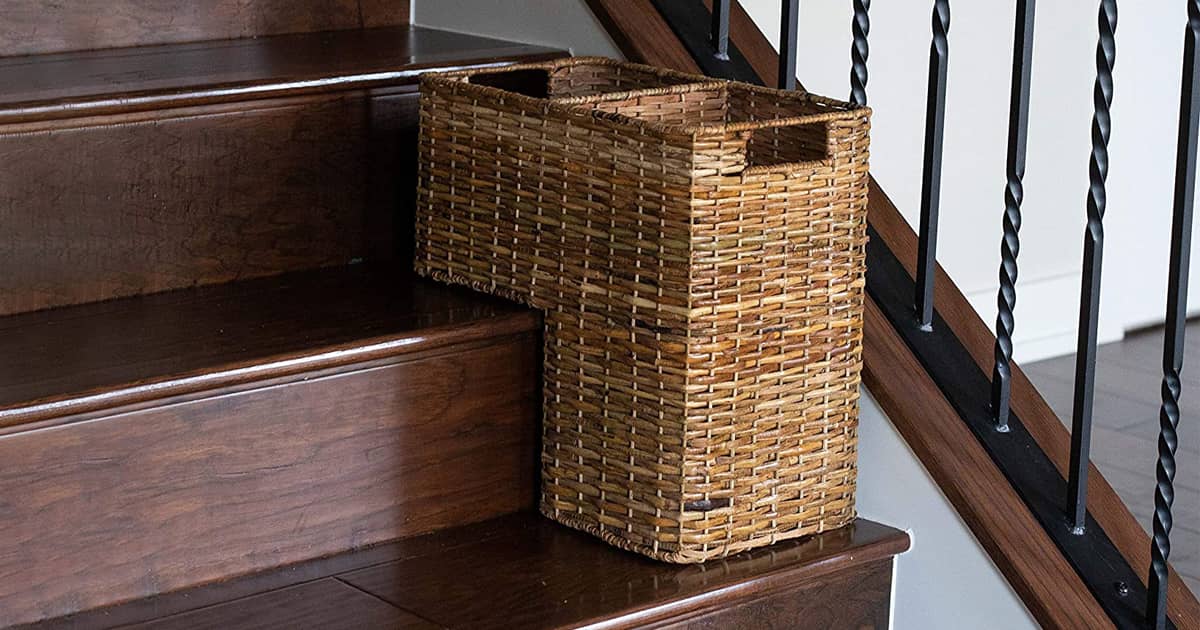 Woven Stair Basket The Green Head