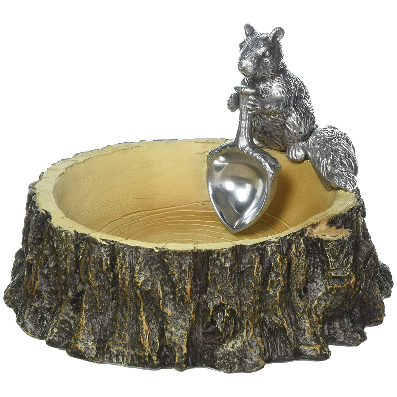 Squirrel on a Tree Stump Nut Bowl The Green Head