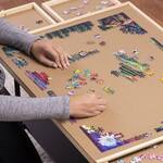 1500 Piece Rotating Wooden Jigsaw Puzzle Board w/ Drawers and a Cover