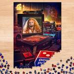 1980s Halloween Pizza Party - 1000 Piece Jigsaw Puzzle