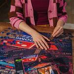 1980s Halloween Pizza Party - 1000 Piece Jigsaw Puzzle