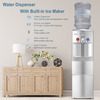 2-in-1 Watercooler with Built-In Ice Maker