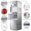 2-in-1 Watercooler with Built-In Ice Maker