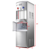 2-in-1 Watercooler with Built-In Ice Maker