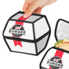 2D Cartoon Burger Box Insulated Sandwich Bag
