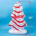 3-Ft Tall Inflatable Little Debbie Christmas Tree Cake