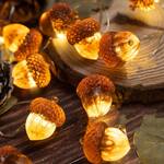 3D Acorn String Lights for Autumn / Thanksgiving