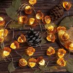 3D Acorn String Lights for Autumn / Thanksgiving