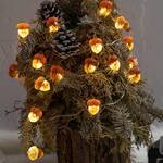3D Acorn String Lights for Autumn / Thanksgiving